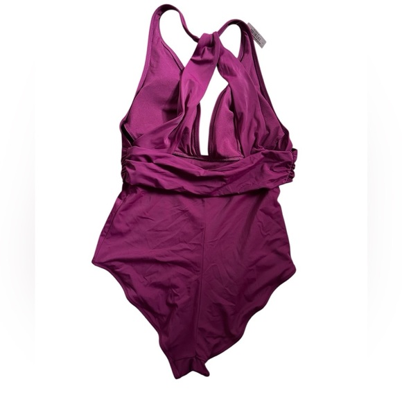 ADORE ME Modern, Elegant One Piece Magenta Swimsuit size Large - Picture 2 of 8